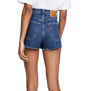 Levi Ribcage Denim Shorts 24